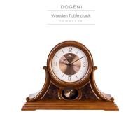 ราคา DOGENI นาฬิกาตั้งโต๊ะไม้ Wooden Table Clock (TCW005DB) (13210789225)