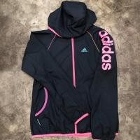 ราคา Adidas ฮู้ดผ้าร่มแขนยาว อก 38” สินค้ามือสองสภาพมือหนึ่ง (9348063861)