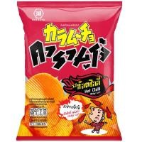 ราคา คารามูโจ้มันฝรั่งทอดกรอบแผ่นเรียบรสฮ๊อตชิลลี่ 86กรัม Karamucho Potato Chip Hot Chilli 86g. [บาร์โค้ด 8851004454212] (27343814327)