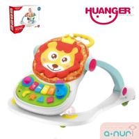 ราคา Huanger รถหัดเดิน รถหัดเดินสิงโต 4 in 1 Lion entertainer walker รถผลักเดิน เก้าอี้เด็ก ของเล่นเด็กมีเสียงมีไฟ (15352368695)