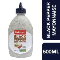 ราคา Herman Black Pepper Mayonnaise 500ml ++ เฮอร์แมน มายองเนสผสมพริกไทยดำ 500 มล. (8148723009)