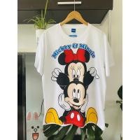 ราคา เสื้อยืด Mickey mouse มิกกี้เมาส์ เสื้อยืดลิขสิทธิ์แท้ ไซส์ไหญ่ (พร้อมส่ง) (14614218001)