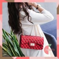 ราคา PEACH Jelly Bag Matte Diamond (18CM) กระเป๋าสะพาย Diamond Jelly Matte J018 (29917522790)