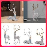 ราคา Elk Figurine รูปปั้นกวางโมเดิร์นทำจากเรซิ่น สำหรับการตกแต่งบ้านและเป็นของขวัญ (44426303359)