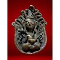 ราคา พระอุปตุต ศิลปะเขมร โบราณ เนื้อโลหะสำริด ขนาดห้อยคอ สุดยอดความเก่า พระอุปคุต พระอรหันต์แห่งโชคลาภปราบมาร (27716627362)