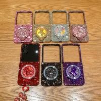 ราคา บานพับพับHard PC สําหรับ Xiaomi Mix Flip Flip2 Electroplated สีทึบหมุนม้าขาตั้งสร้อยข้อมือกันกระแทกเลนส์ป้องกันกรณี (48302323301)