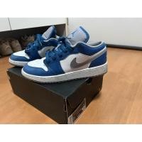 ราคา Nike Jordan 1 Low True blue ของแท้100% มือ2ของแม่ค้าเอง (22989936356)