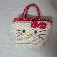 ราคา มีโค๊ดลด 100฿ กระเป๋าสานคิตตี้ (720626571)