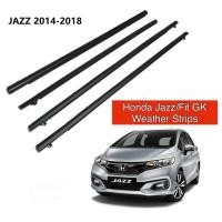 ราคา A set คิ้วรีดน้ำประตู คิ้วรีดน้ำขอบกระจก Honda JAZZ 2014-2023 ยางรีดนำ้ขอบกระจก ยางรีดน้ำ ยางรีดน้ำนอก weather strip (43150037223)