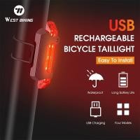 ราคา WEST BIKING ไฟจักรยาน USB ชาร์จขี่จักรยานไฟท้ายคําเตือนจักรยานด้านหลังกันน้ําพับไฟท้ายจักรยานอุปกรณ์จักรยาน (12764867139)