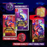 ราคา แผ่น Pokemon Scarlet & Violet & Double Pack Nintendo Switch (EN/ASIA) แถมกล่องเหล็กทุกชุด (19663461199)