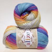 ราคา Alize Bella Batik เส้นด้ายถัก 4538 (9529916938)