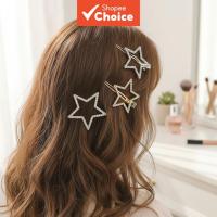 ราคา กิ๊บติดผมรูปดาวเรขาคณิตสไตล์เกาหลี 2 ชิ้น เครื่องประดับผมมินิมอลแบบติดข้าง (41976209824)