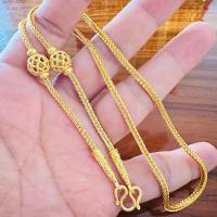 ราคา สร้อยคอลาย สี่เสา คั่นโอ่งฉลุ น้ำหนัก 1 บาท ราคาพิเศษ งานเทียบแท้ (24278444658)