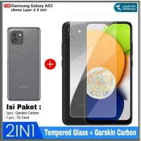 ราคา Di AlvaCaseAcc 2IN1 กระจกนิรภัย Samsung Galaxy A03 2022 Samsung A03 Core ใหม่ Plus Graskin Anti-Fungus (47202182158)