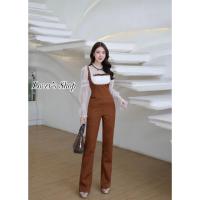 ราคา พร้อมส่ง Size S M - ก่อนกดซื้อสอบถามไซส์ว่างก่อนนะคะ - จั้มสูทขายาวสีน้ำตาล ชุดออกงานสีน้ำตาล จั้มสูทออกงาน ชุดไปงานแต่ง (26018672161)