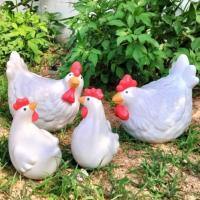 ราคา สัตว์แต่งสวน ตุ๊กตาไก่ ไก่แจ้ ตุ๊กตาไก่เซรามิค ชุด 4 ตัว ขนาดลูก 4.5นิ้ว แม่8.5นิ้ว ไก่แต่งสวน ไก่เซรามิค สไตล์มินิมอล (29750264840)