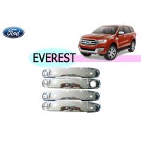 ราคา ครอบมือจับประตู/กันรอยมือจับประตู/มือจับประตู ฟอร์ด เอเวอเรสต์ Ford Everest ปี 2015-2020 ชุปโครเมี่ยม (7939132922)