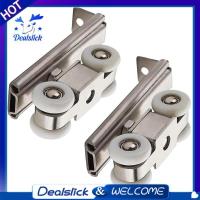 ราคา 2ชิ้น4ล้อสแตนเลสแขวนล้อสําหรับประตูบานเลื่อนในตู้ครัวตู้เสื้อผ้าประตูบานเลื่อน(ล้อ23มิลลิเมตร/0.9") (53604681602)