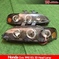 ราคา ไฟหน้า ไฟหน้าแต่ง ไฟหน้าโปรเจ๊กเตอร์ Civic 1992 1993 1994 1995 3ประตู โคมดำ โคมขาว sonar ราคาพิเศษ (19573785517)