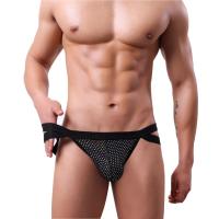 ราคา กางเกงในเซ็กซี่เปิดก้นกางเกงในสำหรับผู้ชายกางเกงในจีสตริงสองสายหนังรัดเอวต่ำ (42572396715)