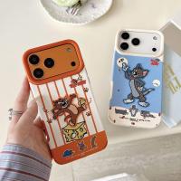 ราคา [2025 สไตล์ใหม่] เย็บปักถักร้อยลาย Apple 17promax เคสโทรศัพท์ iPhone14/13/16Promax Shock-proof Jerry Mouse iPhone15 น่ารัก Tom Cat รวมทุกอย่าง (40674866295)