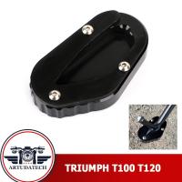 ราคา แผ่นรองขาตั้ง Triumph T100 Triumph T120 Bonneville T100 T120 2016-2020 แผ่นต่อขยายขาตั้ง (18434972928)