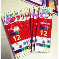 ราคา สีไม้คอลลีน 12 สี 6 แท่ง 2 หัว (2165934756)