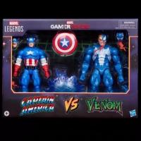 ราคา Hasbro MARVEL Marvel Legends Game Universe กัปตันอเมริกา VS Venom Duo Action Figure (47752251758)