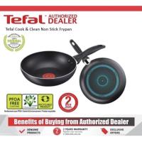 ราคา Tefal Cook& Clean กระทะตื้น ขนาด 26 ซม. รุ่น B2250595