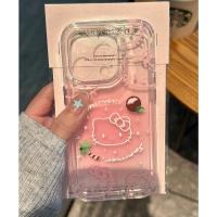 ราคา เหมาะสําหรับ iPhone x/xs/xr/xsmax/7/8plus/11Promax/12/13/14Promax/15กันกระแทกรวมทุกอย ่ างเคสป ้ องกันสีชมพูลาย Hello Kitty ซิลิโคนใสเคสโทรศัพท ์ นุ ่ ม TJQ4 (29551744926)