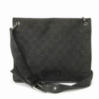 ราคา Gucci Shoulder Bag GG Canvas black Direct from Japan Secondhand (28276472105)