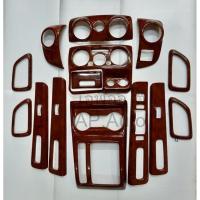ราคา ครอบชุดคอนโซน ครอบที่วางแขน ISUZU D-MAX ปี2007-2011 4ประตู เกียร์Auto ลายไม้ (8641859177)