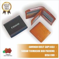 ราคา Draxvil - กระเป๋าสตางค์หนังวัวสามพับสําหรับผู้ชายมีซิปสีน้ําตาลอ่อน / Tan (46054307145)