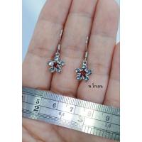 ราคา ต่างหูพลอยโกเมน พลอยธรรมชาติ พลอยแท้ (29217777589)