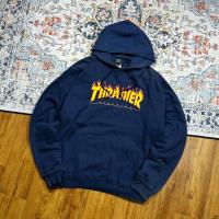 ราคา THRASHER PULLOVER HOODIE SECOND (52203479416)