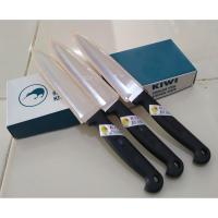 ราคา มีดหั่นปลายแหลม ด้ามดำ มีดKiwi ตรากีวี มีดกีวี 195 มีดทำครัว มีดปลอกผลไม้ มีดสแตนเลส ยกกล่อง 12ชิ้น ราคาสุดคุ้ม (9051232327)