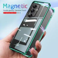 ราคา สําหรับ Samsung Galaxy A55 Case 360° Magnetic Flip Double Sided Tempered Glass Cover Samsung A55 Samsung A35 Samsung A15 5G 4G Case (24230643161)