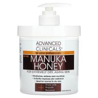 ราคา [พร้อมส่ง] นำเข้าจากอเมริกา ของแท้ 100% โลชั่นสูตรน้ำผึ้งมานูก้า Advanced Clinicals, Manuka Honey (23477093479)