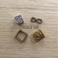 ราคา ส่งไวลูกปัดธิเบต สำหรับตกแต่งกำไลข้อมือ กำไลหิน พวงกุญแจ​ (17765703324)