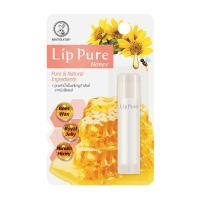 ราคา Mentholatum lip pure honey เมนโทลาทั่ม ลิปเพียว กลิ่นฮันนี่ 3.5กรัม (907530965)