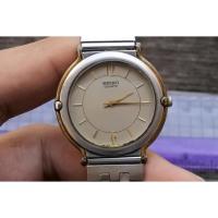 ราคา นาฬิกา Vintage มือสองญี่ปุ่น Seiko 5P30 600H ผู้หญิง Quartz ทรงกลม 33mm ใช้งานได้ปกติ สภาพดี ของแท้ ไม่กันน้ำ (43261378418)