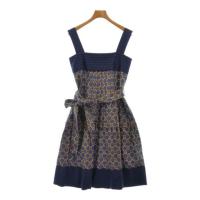 ราคา Louis Vuitton Dress Women White navy overall pattern brown Direct from Japan Secondhand (56904006277)
