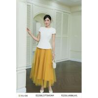 ราคา Elise FS กระโปรงพลีทตาข่ายสีทอง2501149บีเคไลล (45050791436)