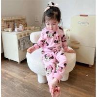 ราคา ชุดเซ็ตลูกสาวเสื้อแขนยาว+กางเกงขายาวลายมินนี่ น่ารักสดใส (26963414281)