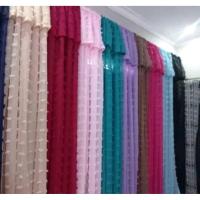 ราคา RUBY VITRASE CURTAINS MINIMALIST CURTAINS DRAWSTRING CURTAINS (44851360310)