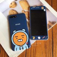 ราคา RYAN เคส + ฟิล์ม iphone 6/6s/6+/6s+/7/7+ เคสเนื้อ tpu นิ่มคลุมรอบเครื่อง (398147380)