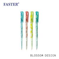 ราคา FASTER (ฟาสเตอร์) ปากกาลูกลื่นบอสซั่ม ดีไซน์ Blossom Design ปากกาแบบกด ยกโหล 12 ด้าม รหัส CX914 (40163810086)