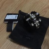 ราคา New!!! กำไลหนังประดับเพชร/พลอย cps (2034753324)