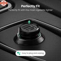 ราคา UGREEN 5V4.8A Car Charger for iPhone 15 14 Pro Max Samsung S25 S24 Ultra Model: 50875 (54400390122)